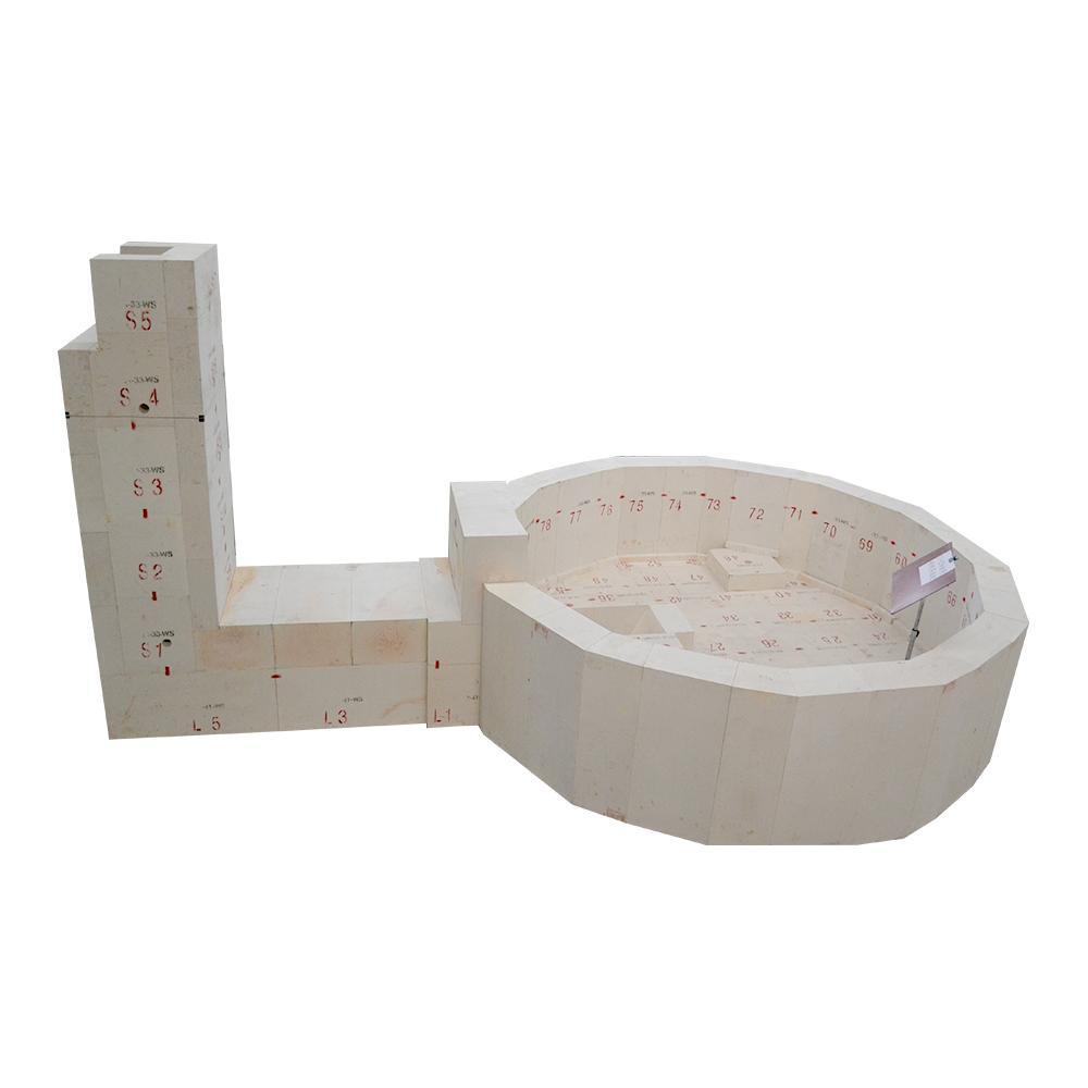 AZS Blocks Electrode Glass Furnace 